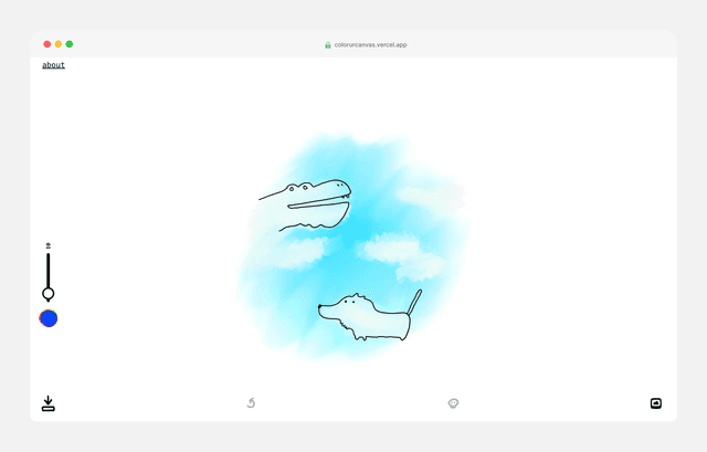 Color Your Canvas drawing tool